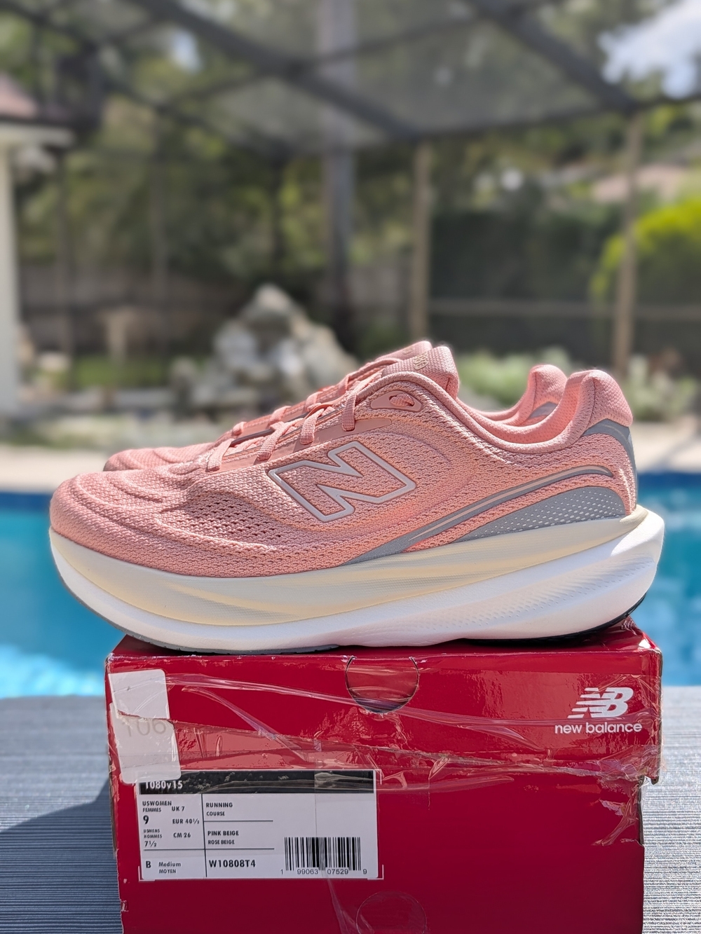 New Balance 1080v15 "Pink Beige" - Women's US 9 (W10808T4)